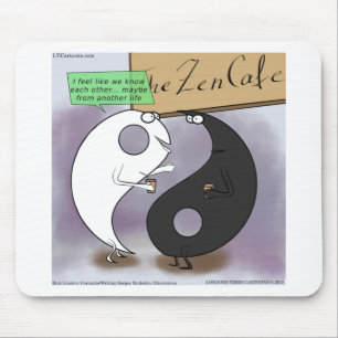 Yin Ontmoet Yang Zen Grappig Muismat