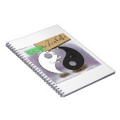 Yin Ontmoet Yang Zen Grappig Notitieboek (Rechterzijde)
