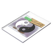 Yin Ontmoet Yang Zen Grappig Notitieboek (Linkerzijde)