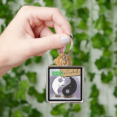 Yin Ontmoet Yang Zen Grappig Sleutelhanger (Hand)