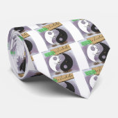 Yin Ontmoet Yang Zen Grappig Stropdas (Opgerold)