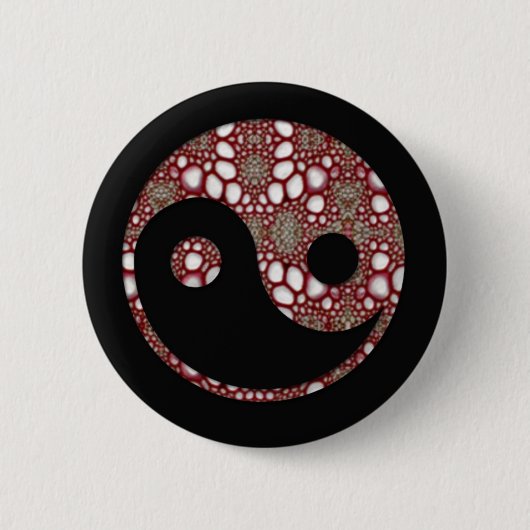 Yin Ronde Button 5,7 Cm (Voorkant)