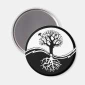 Yin Tree Magnet (Voorkant / Achterkant)