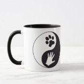 Yin und Yang mit Hand und Pfote Mok (Links)