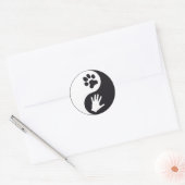 Yin und Yang Ronde Sticker (Envelop)