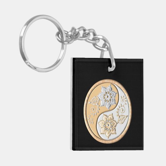 Yin Yang 1 Sleutelhanger (Voorkant Links)