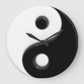 Yin Yang #1D Grote Klok (Voorkant)