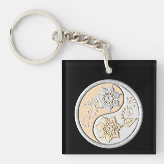 Yin Yang 2 Sleutelhanger (Voorkant)