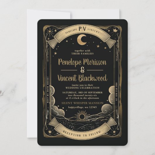 Yin Yang 2 | Tarot Bruiloft Kaart (Voorkant)