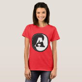 yin yang A T-shirt (Voorkant volledig)