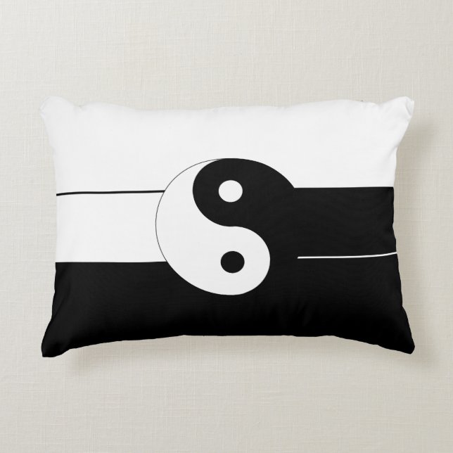 Yin yang accent kussen (Voorkant)