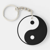 Yin Yang AcrylSleutelhanger Sleutelhanger (Voorkant)