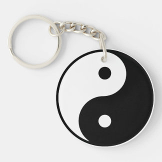 Yin Yang AcrylSleutelhanger Sleutelhanger