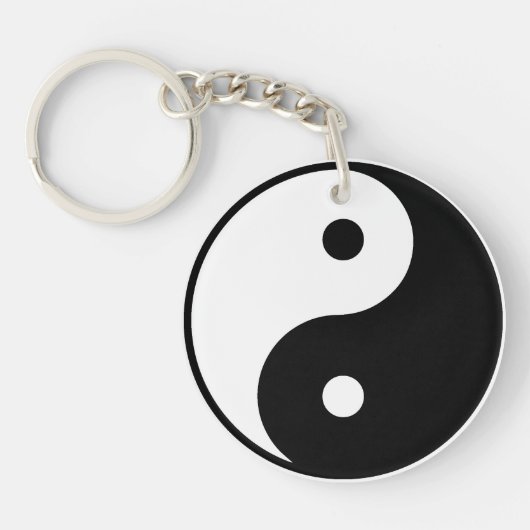 Yin Yang AcrylSleutelhanger Sleutelhanger (Voorkant)