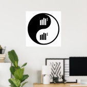 Yin Yang Actuarials Poster (Thuiskantoor)