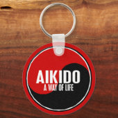Yin Yang Aikido 1 Sleutelhanger (Voorkant)