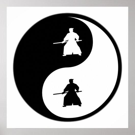 Yin Yang Aikido Poster (Voorkant)