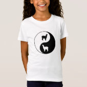 Yin Yang Alpaca Art T-shirt (Voorkant)