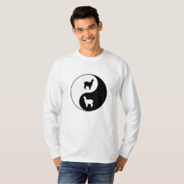Yin Yang Alpaca Art T-shirt