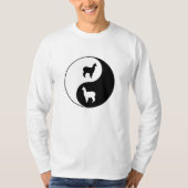 Yin Yang Alpaca Art T-shirt (Voorkant)