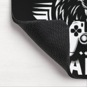 Yin Yang Alpha Gamer Wolf Muismat (Hoek)