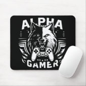 Yin Yang Alpha Gamer Wolf Muismat (Met muis)