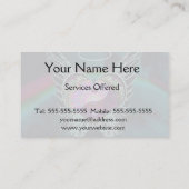 Yin Yang, Angel Wings en Heart Visitekaartje (Achterkant)