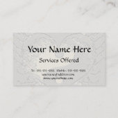 Yin Yang, Angel Wings en Heart Visitekaartje (Achterkant)