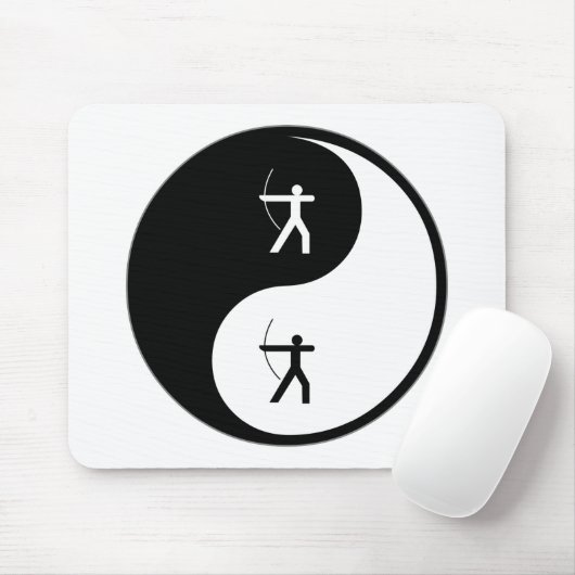 Yin Yang Archery Muismat (Met muis)