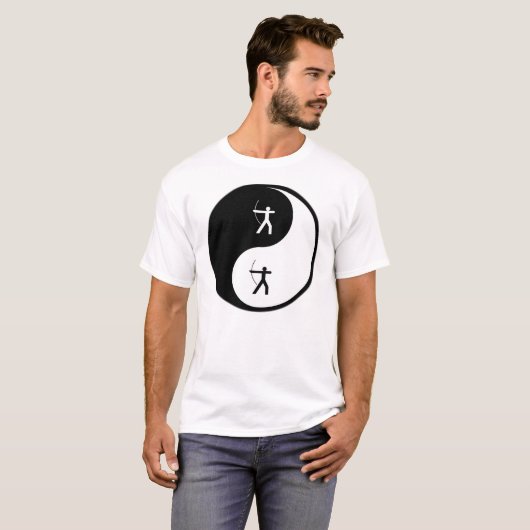 Yin Yang Archery T-shirt (Voorkant volledig)