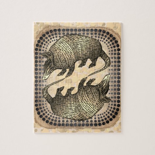 Yin Yang Armadillo Legpuzzel (Verticaal)