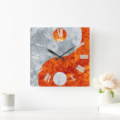 Yin & Yang Asian sign for Balance Wall Clock Vierkante Klok (Huis)