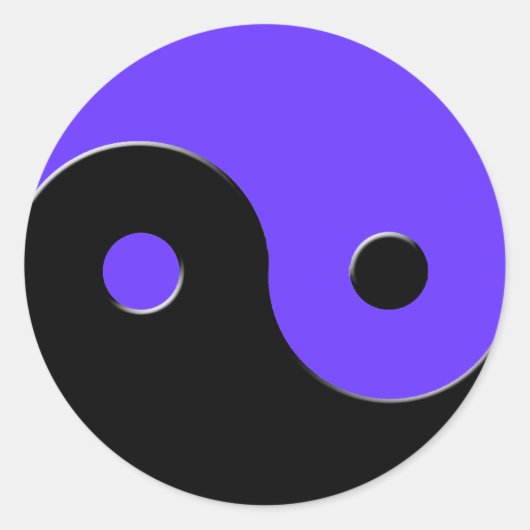 Yin & Yang Asian Symbol Harmony & Balance Stickers (Voorkant)