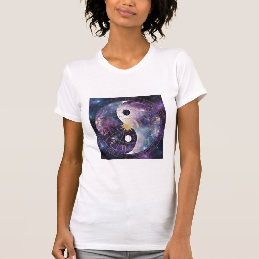 Yin Yang Astrologie T-shirt (Voorkant)