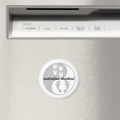 Yin Yang Australian Shepherd Magneet (Insitu (Vaatwasser))