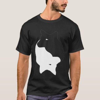 Yin Yang Australisch vee hond heler symbool Zen T-shirt