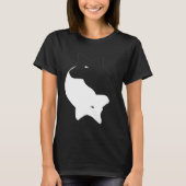 Yin Yang Australisch vee hond heler symbool Zen T-shirt (Voorkant)
