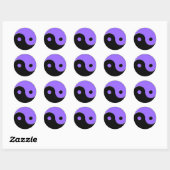 Yin & Yang Aziatische Symbool Stickers (Vel)