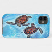 Yin Yang Baby Zeeschildpadden Case-Mate iPhone Case (Achterkant (horizontaal))