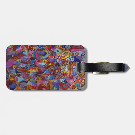 Yin Yang Bagagelabel (Achterkant horizontaal)