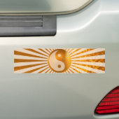 YIN YANG Balance : EEN MOET VOOR jezelf kopen Bumpersticker (Op auto)