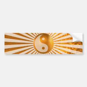 YIN YANG Balance : EEN MOET VOOR jezelf kopen Bumpersticker