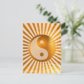 YIN YANG Balance: een must voor jezelf Briefkaart (Staand voorkant)