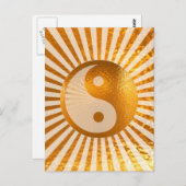 YIN YANG Balance: een must voor jezelf Briefkaart (Voorkant / Achterkant)