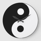Yin & Yang Balance Grote Klok (Voorkant)