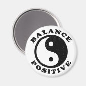 Yin Yang Balance Positive Zen Life Magneet (Voorkant / Achterkant)