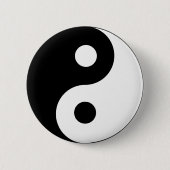 Yin & Yang Balance Ronde Button 5,7 Cm (Voorkant)