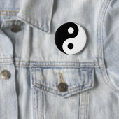 Yin & Yang Balance Ronde Button 5,7 Cm (In situ)