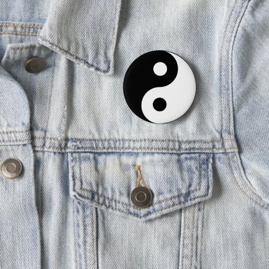 Yin & Yang Balance Ronde Button 5,7 Cm (In situ)