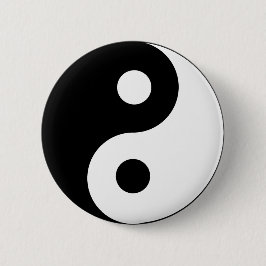 Yin & Yang Balance Ronde Button 5,7 Cm